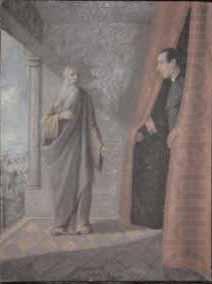 Ivan Grohar Srecanje zupnika Erzena z Abrahamom china oil painting image